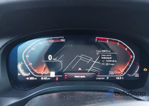 2023 BMW X3 xDrive30I из США, поврежденный, VIN 5UX53DP0XP9P14751